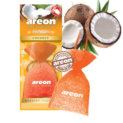 Освіжувач силіконові гранули 25gr - "Areon" - Pearls - Coconut (Кокос)