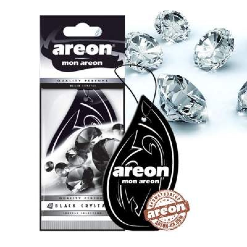 Освіжувач сухий лист - "Areon" - Mon лист - Black Crystal (Чорний Кристал)