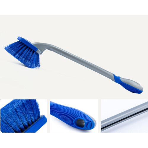 Щітка з короткою ручкою для миття (Синя), ручка - 45см