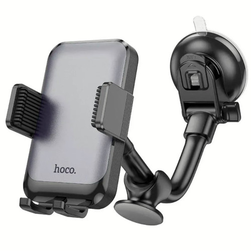 Автотримач для телефону затискач "HOCO" H27  Black-gray