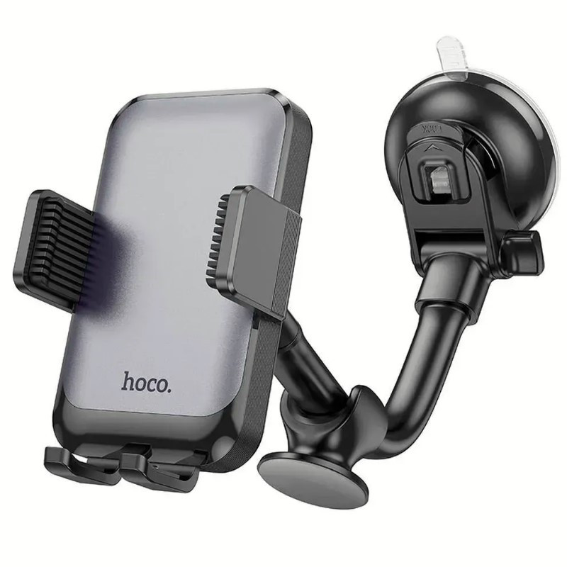 Автотримач для телефону затискач "HOCO" H27  Black-gray