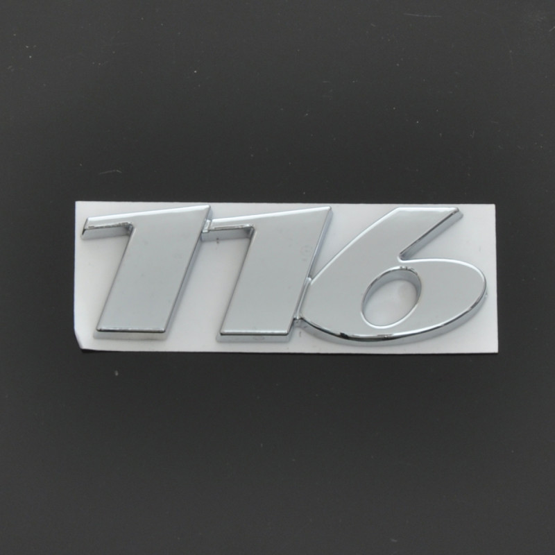 Емблема - напис "116" скотч 75х28 мм 2011-2014 (wiwo 639 817 3914) Емблема - напис "116" скотч 75х28 мм 2011-2014 (wiwo 639 817 3914)