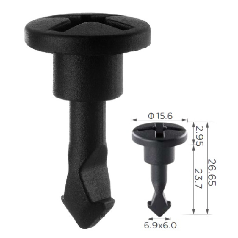 Кліпси C1409 VW Audi Skoda Seat N90642001 (уп.100шт) Кліпси C1409 VW Audi Skoda Seat N90642001 (уп.100шт)