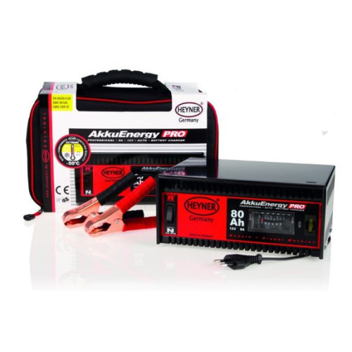 Зарядний пристрій 8А – 12V – стрілка – метал. "Heyner" PRO 930800