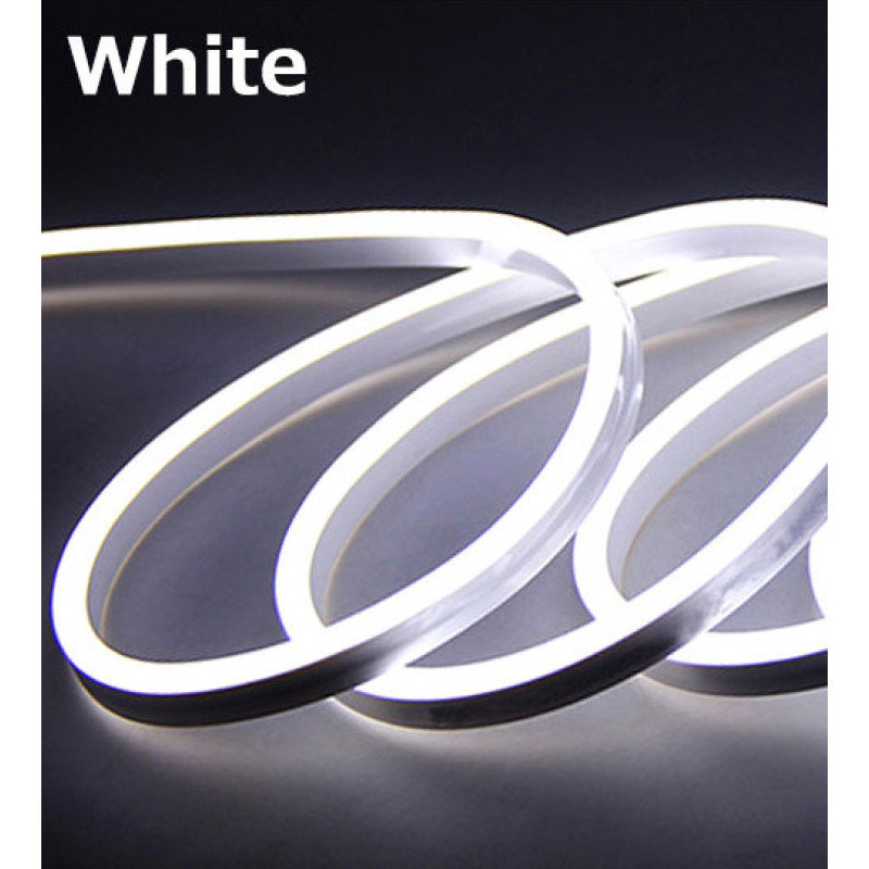 Лента - Силикон LED Neon - 12v 50см белая гибкая (боковое свечение/шир.12мм/выс. 6мм) Лента - Силикон LED Neon - 12v 50см белая гибкая (боковое свечение/шир.12мм/выс. 6мм)