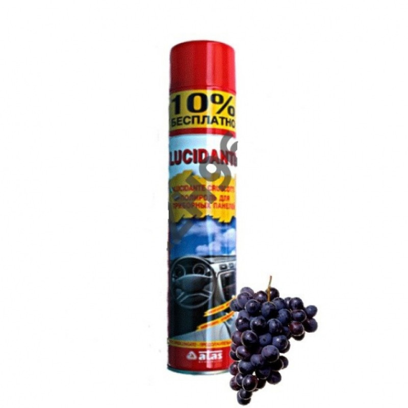 Поліроль торпеди спрей 750ml "Plak" Виноград (24шт/ящ) Поліроль торпеди спрей 750ml "Plak" Виноград (24шт/ящ)