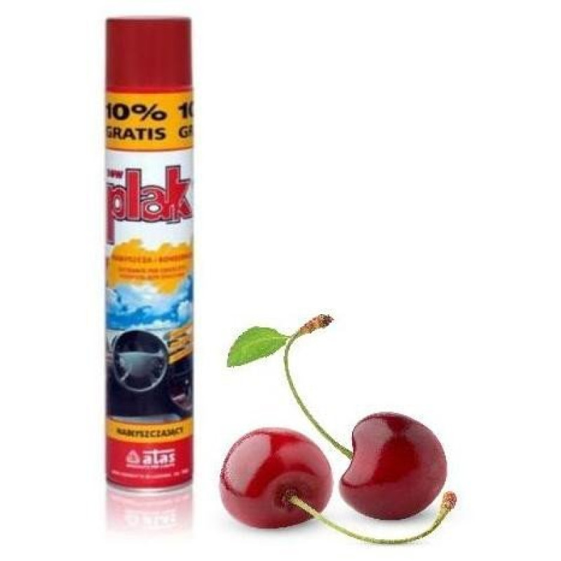 Поліроль торпеди спрей 750ml "Plak" Вишня (24шт/ящ) Поліроль торпеди спрей 750ml "Plak" Вишня (24шт/ящ)