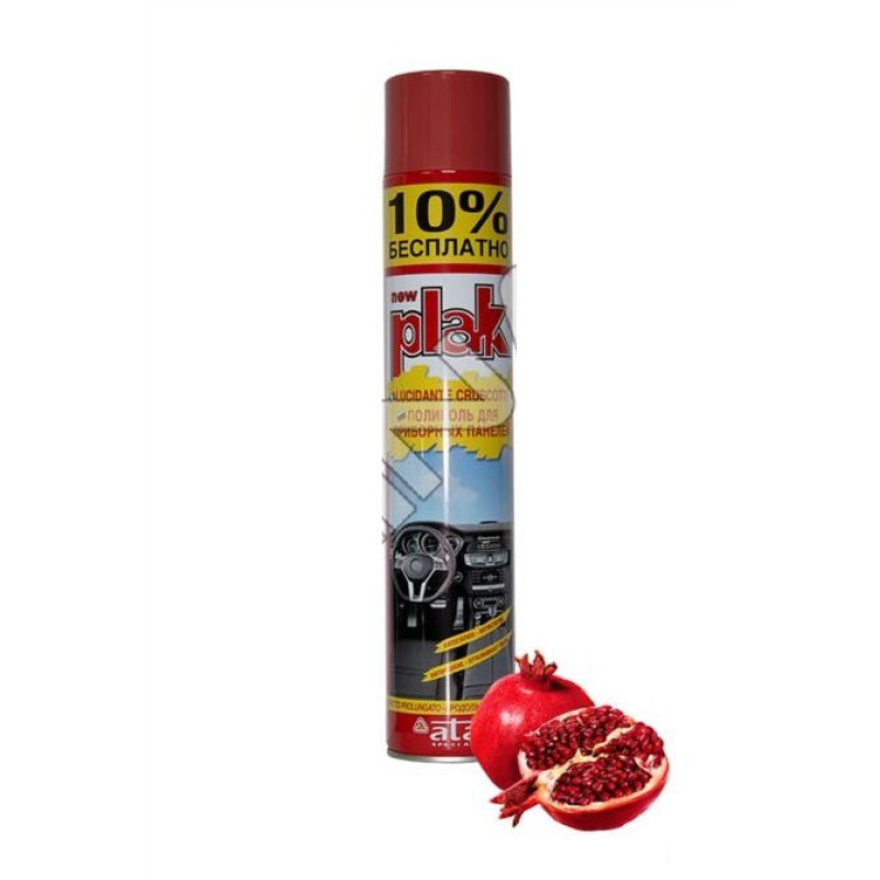 Поліроль торпеди спрей 750ml "Plak" Гранат (24шт/ящ)