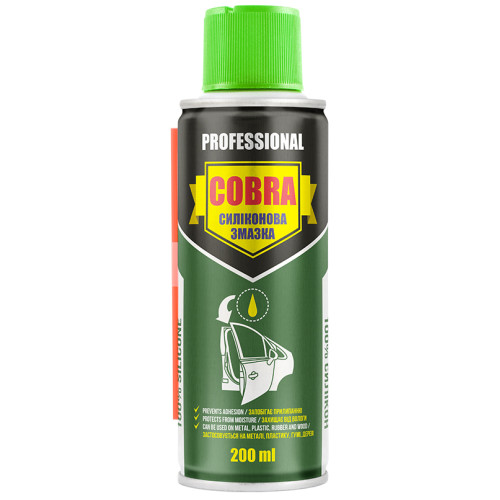 Мастило силіконове спрей 200ml "Cobra" NX20200 (24шт/ящ)