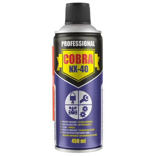 Мастило багатоцільове спрей 450ml "COBRA" NX-40 - Nowax NX45400