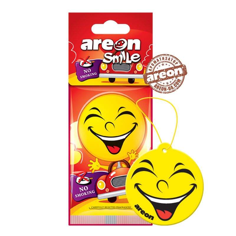 Освіжувач сухий лист - "Areon" - Smile Dry - No Smoking (Антитабак) Освіжувач сухий лист - "Areon" - Smile Dry - No Smoking (Антитабак)