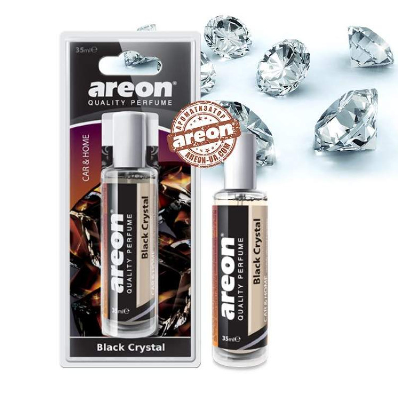 Освіжувач спрей 35ml - "Areon" - Perfume - Black Crystal (Чорний Кристал) Освіжувач спрей 35ml - "Areon" - Perfume - Black Crystal (Чорний Кристал)