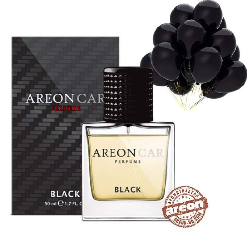 Освіжувач спрей 50ml - "Areon" - Perfume - Black (Блек) Освіжувач спрей 50ml - "Areon" - Perfume - Black (Блек)