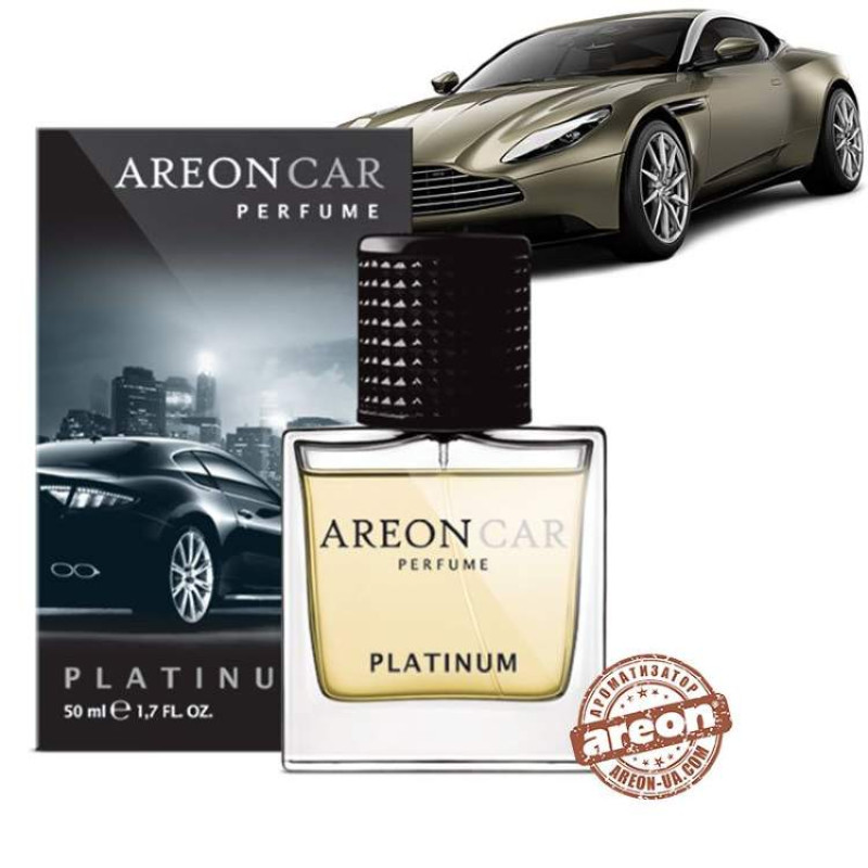 Освіжувач спрей 50ml - "Areon" - Perfume - Platinum (Платина) скло Освіжувач спрей 50ml - "Areon" - Perfume - Platinum (Платина) скло