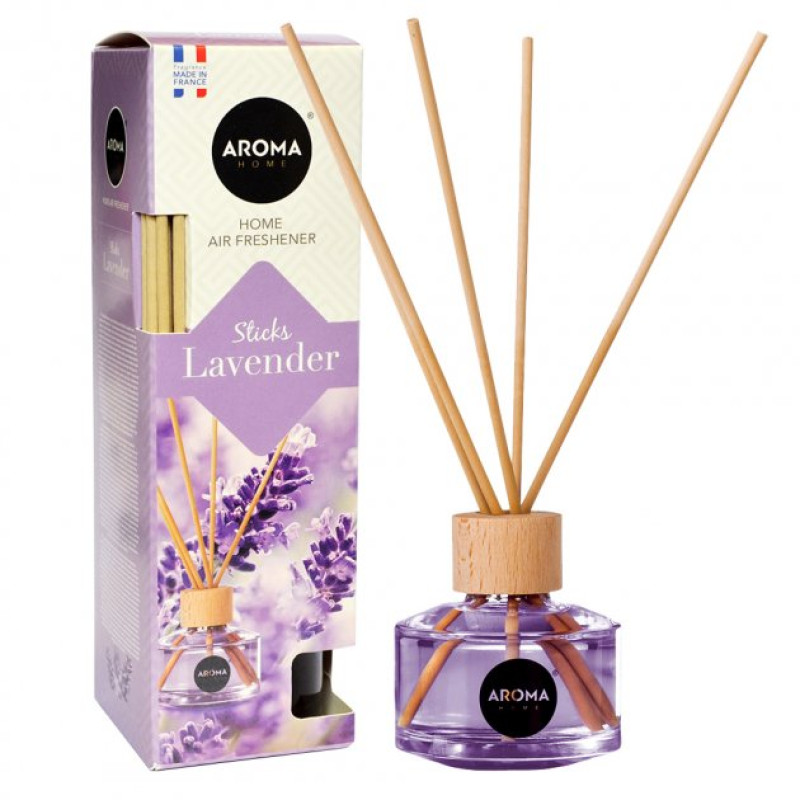 Ароматизатор  50ml - "Aroma Home" - Sticks - Lavender/Lavender with rose (Лаванда)/ 92763 (6шт/уп)