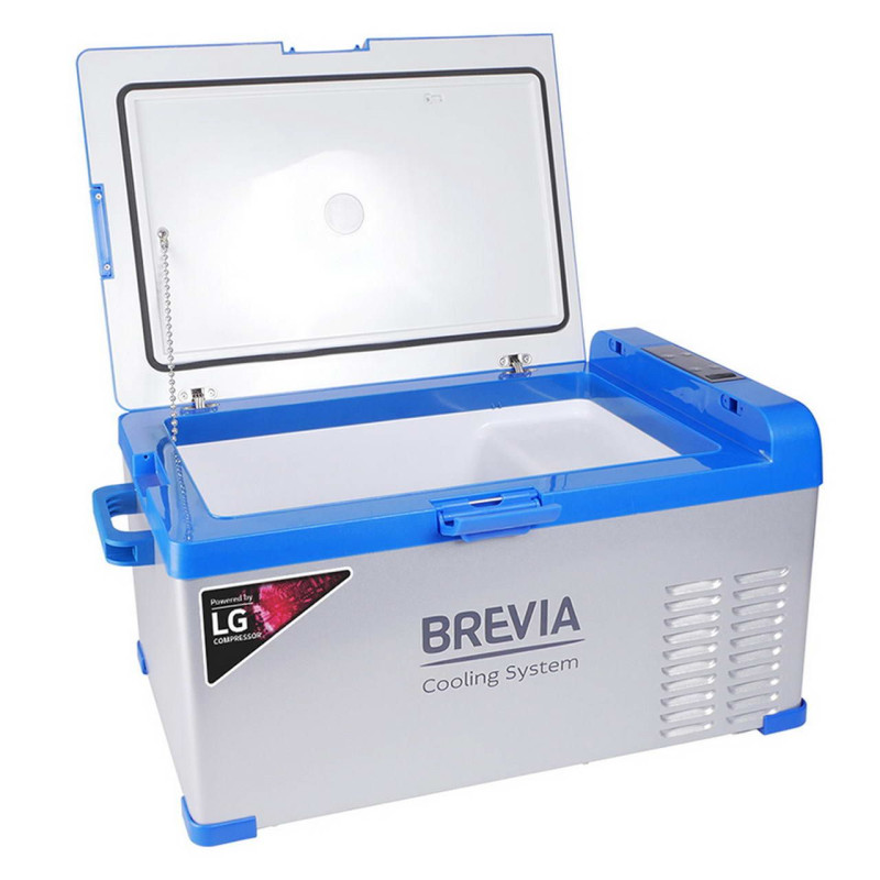 Холодильник 25л 12/24/220V 60W компресорний (компресор LG) "Brevia" 22405