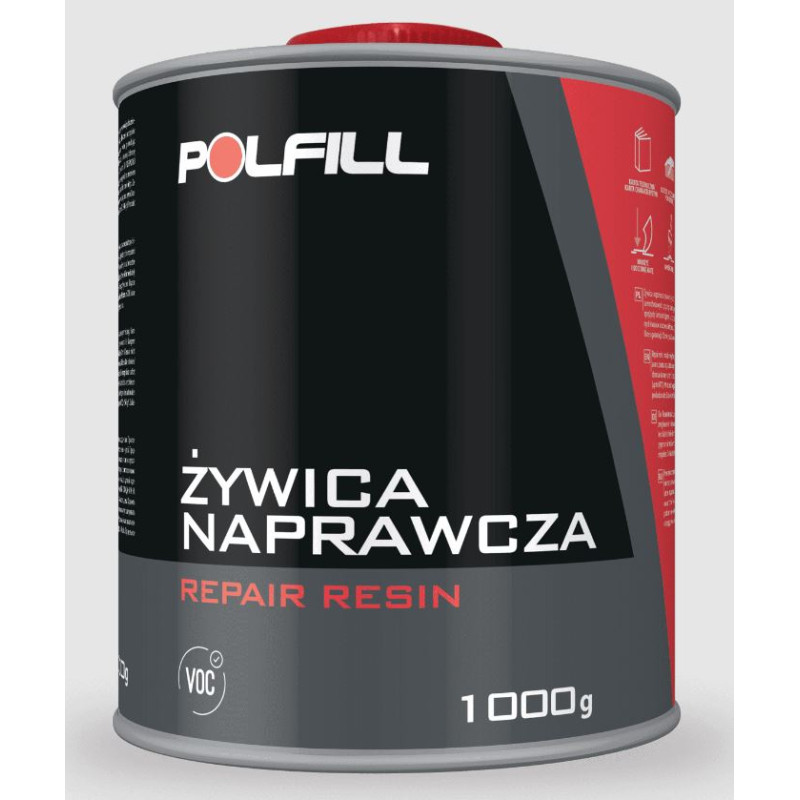Смола ремонтна 1000g "Polfill" з затверджувачем 43143 Смола ремонтна 1000g "Polfill" з затверджувачем 43143