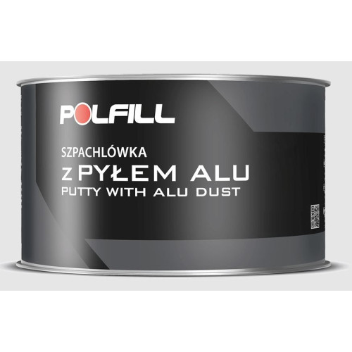 Шпатлівка з алюмінієм 1000g "Polfill" з затверджувачем 43132