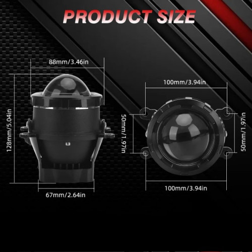 Протитуманні LED Фари Лінза - Renault/Ford/Honda GFTJ 30W  FLOOD 2190HL (T2190-FLOOD)  (2шт./уп.)