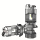 Лампа LED  Міні Лінзи H4 D35мм  90/130w 10000/14000Lm 6500K 3570*5 Chip AllSeason 12V "M01Q"
