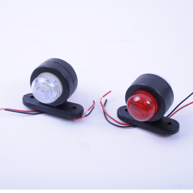 Габарит "ріжки" прямий 5см 12/24v червоний+білий 3+3LED "Thoc Auto" ТН-300 (1шт) Габарит "ріжки" прямий 5см 12/24v червоний+білий 3+3LED "Thoc Auto" ТН-300 (1шт)