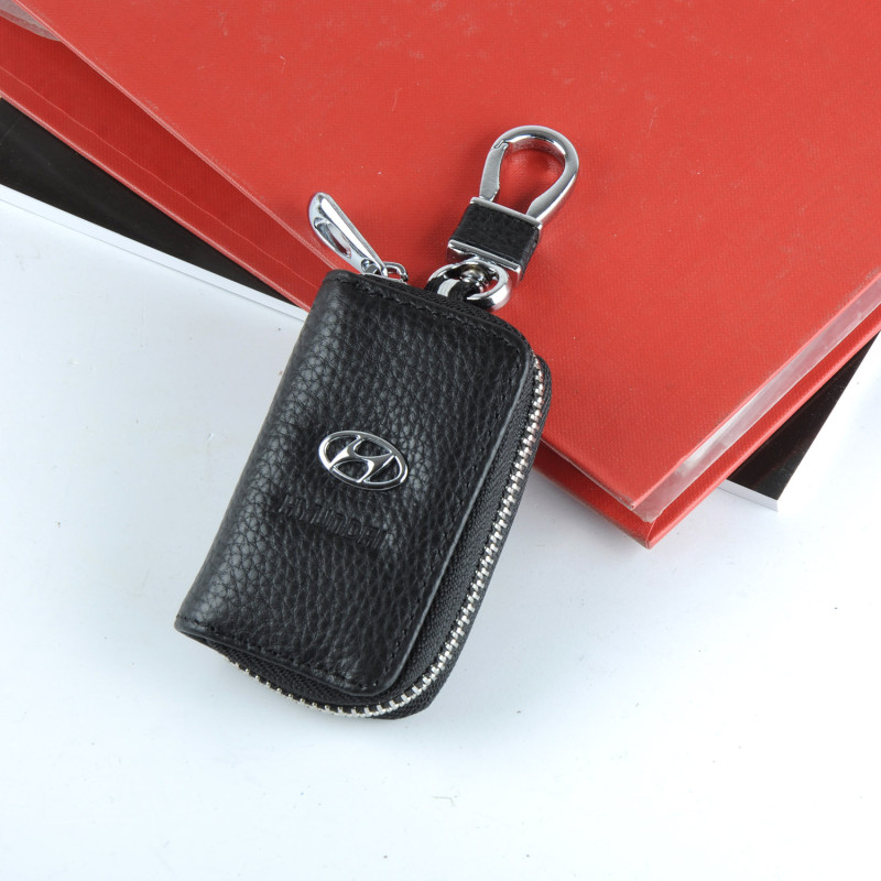 Чохол для ключів з карабіном Hyundai (Шкіра) 2860