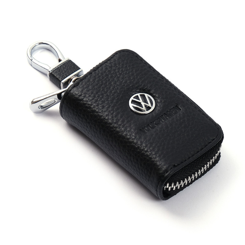 Чохол для ключів з карабіном Volkswagen (Шкіра) 2871 Чохол для ключів з карабіном Volkswagen (Шкіра) 2871