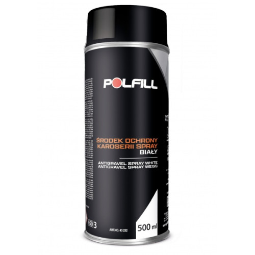Антигравій білий 500ml Аерозоль "Polfill" 43232