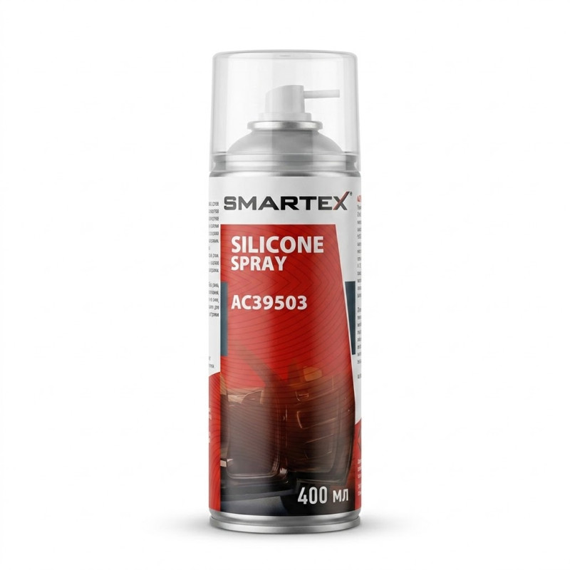 Мастило силіконове спрей 400ml "Smartex"морозостійке/водовідштовхувальне AC39503 (шт/ящ) Мастило силіконове спрей 400ml "Smartex"морозостійке/водовідштовхувальне AC39503 (шт/ящ)