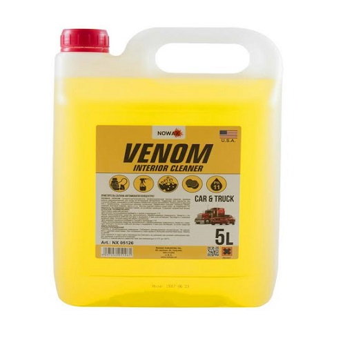 Очищувач салону концентрат 5L "Nowax" NX05126 VENOM Interior Cleaner (1:10)