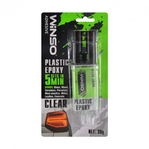 Клей епоксидний 30g Прозорий Plastic Epoxy 300 600 "Winso" (12шт/ящ)