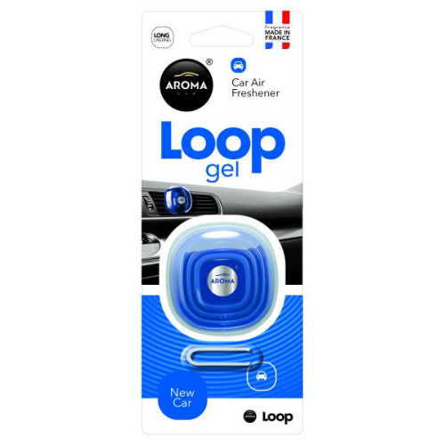 Освіжувач гель на обдув 9gr - "Aroma" - Loop - New Car (Нова Машина)