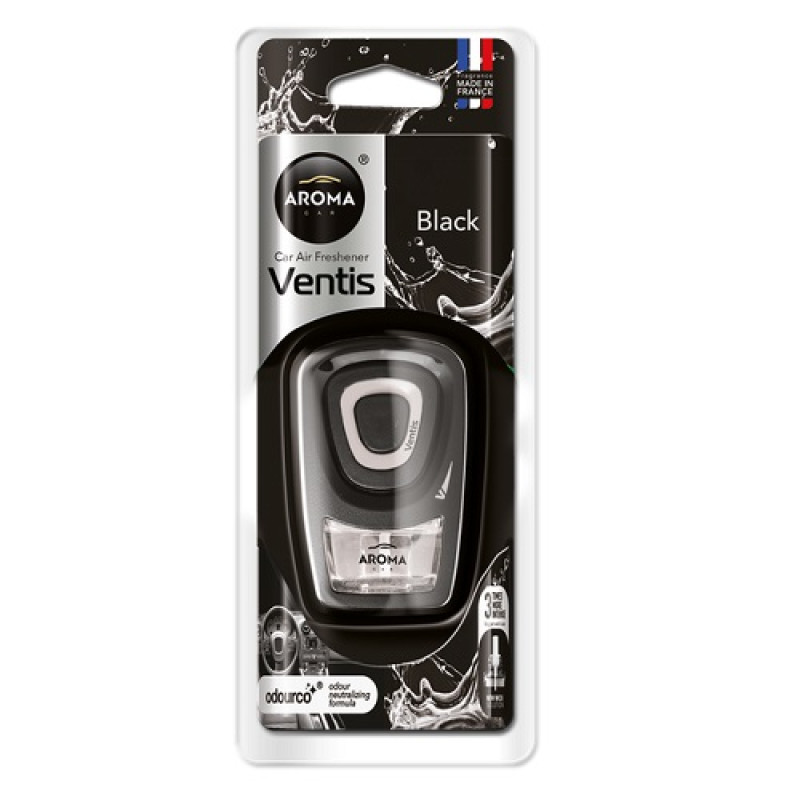 Освіжувач рідкий на обдув 8ml - "Aroma" - Ventis - Black (Блэк) Освіжувач рідкий на обдув 8ml - "Aroma" - Ventis - Black (Блэк)