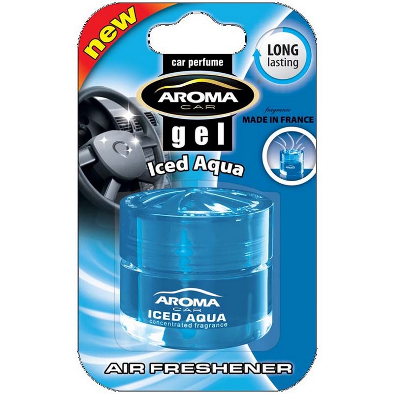 Освіжувач гель 50ml - "Aroma" - Gel - Iced Aqua (Аква) Освіжувач гель 50ml - "Aroma" - Gel - Iced Aqua (Аква)