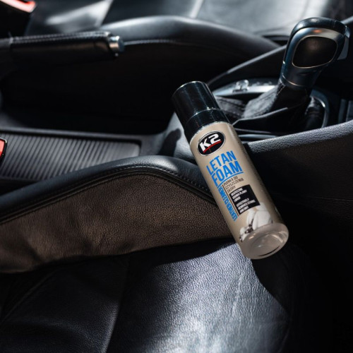 Очищувач салону-шкіра спрей пінний 200ml  "K2" Letan Foam (для глибокого очищення) K205