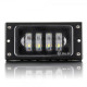 Додаткові фари LED - ВАЗ 2110-15 60W (4*15W) ДХО 8W Лінза,Рамка,рег.накл 174*84*46мм IP68 (1шт)