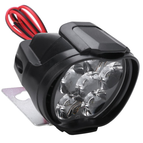 Фара LED Круг-міні 10W (1W*6) 12V 50*55*95mm Дальнє/Spot (1шт) (пластик.корпус) JP020/19 6 Led