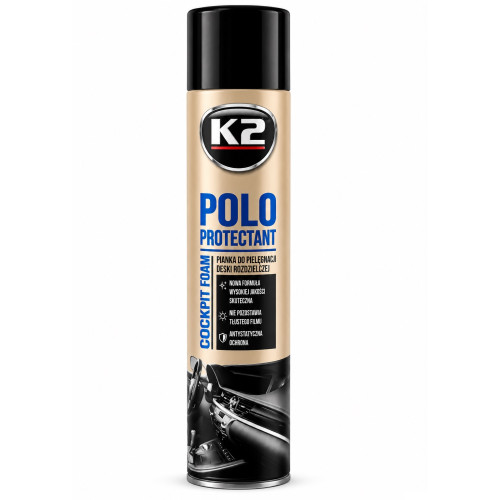 Поліроль торпеди спрей 750ml "K2" Polo  Protectant Fahren Matt пінний K418 (12шт/уп)