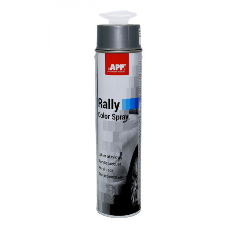 Фарба срібна 600ml "APP RALLY COLOR" 210114 (12шт/уп)