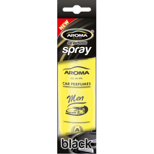 Освіжувач спрей 50ml - Aroma - Car Spray Men - Black (Блек) Чоловічий аромат