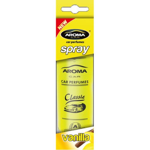 Освіжувач спрей 50ml - "Aroma" - Car Spray Classic - Vanilla (Ваніль)