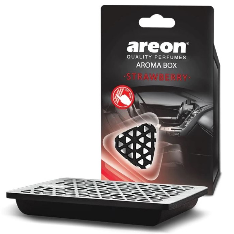 Освіжувач мильниця Полуниця 70gr "Areon" - Арома Box сухий (конц.1: 30лист.) (6шт/уп)