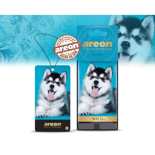 Освіжувач сухий лист - "Areon" - Wild - Ice Dog (Крижаний пес)