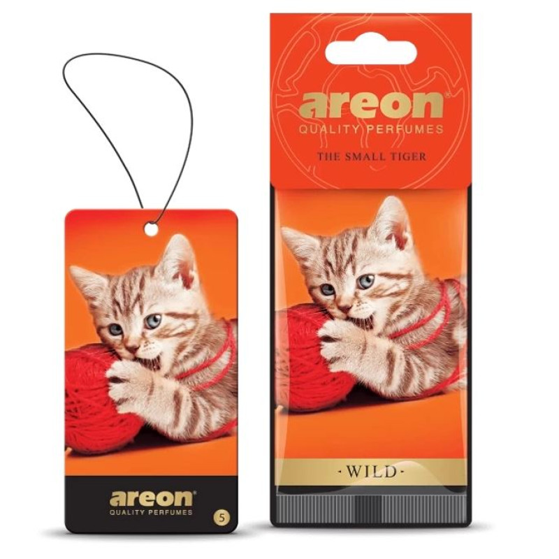 Освіжувач сухий лист - "Areon" - Wild - Small Tiger (Маленький тигр)