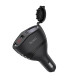 Прикурювач одинарний Hoco Z34 3.1A/2 USB + Цифровий дисплей 2хUSB+заглушка Чорна Прикурювач одинарний Hoco Z34 3.1A/2 USB + Цифровий дисплей 2хUSB+заглушка Чорна