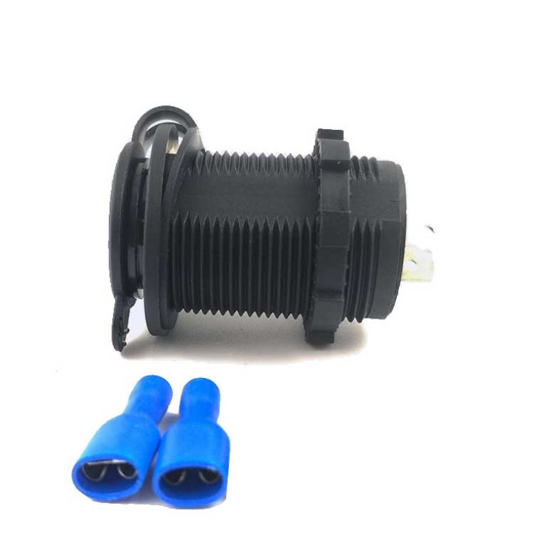 Гніздо під 1 USB+ Вольтметр DC 12-24V/5V підсвічування з різьбою P10 GREEN QC 3.0 (вимикач) Гніздо під 1 USB+ Вольтметр DC 12-24V/5V підсвічування з різьбою P10 GREEN QC 3.0 (вимикач)