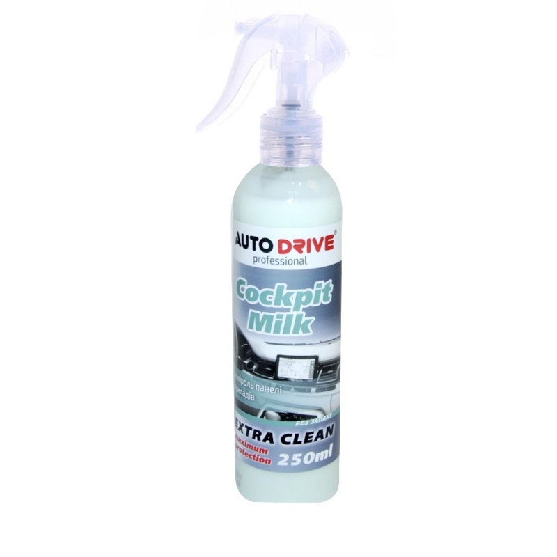 Поліроль торпеди молочко тригер 250ml "AutoDrive" БЕЗ ЗАПАХУ AD0018 (24шт/уп)