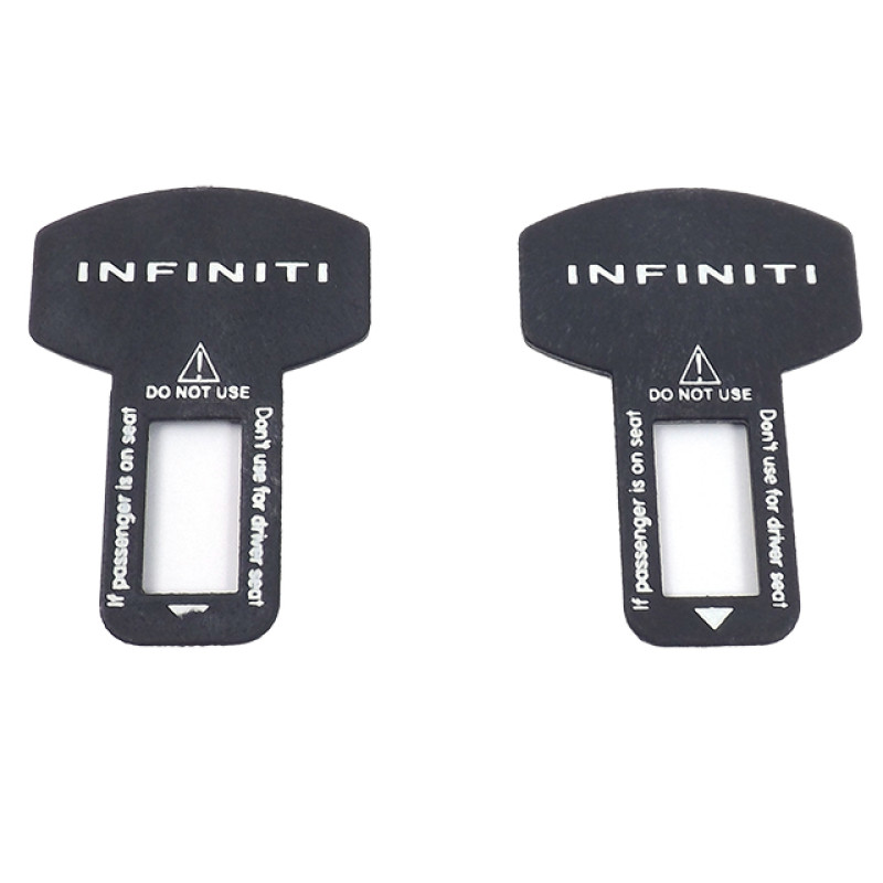 Заглушка ременя безпеки нейлон "Infiniti"  (2шт/уп)