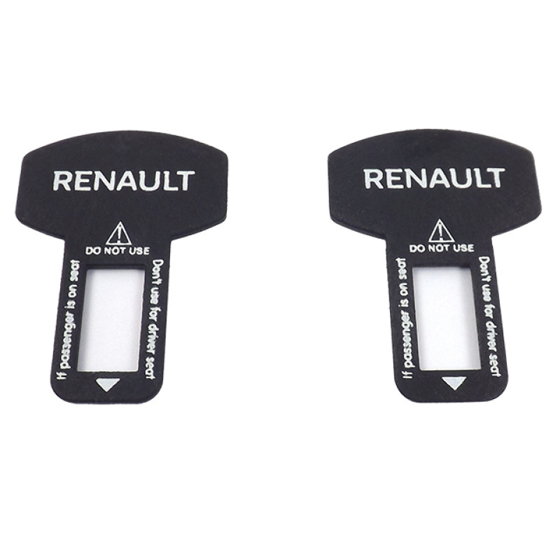 Заглушка ременя безпеки нейлон "Renault"  (2шт/уп)