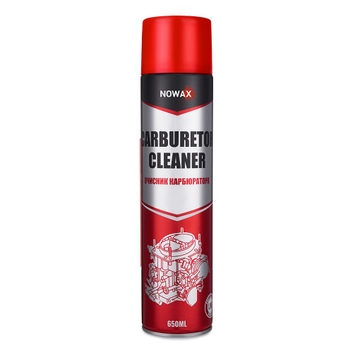 Очищувач карбюратора спрей 650ml "Nowax" NX65100 Очищувач карбюратора спрей 650ml "Nowax" NX65100